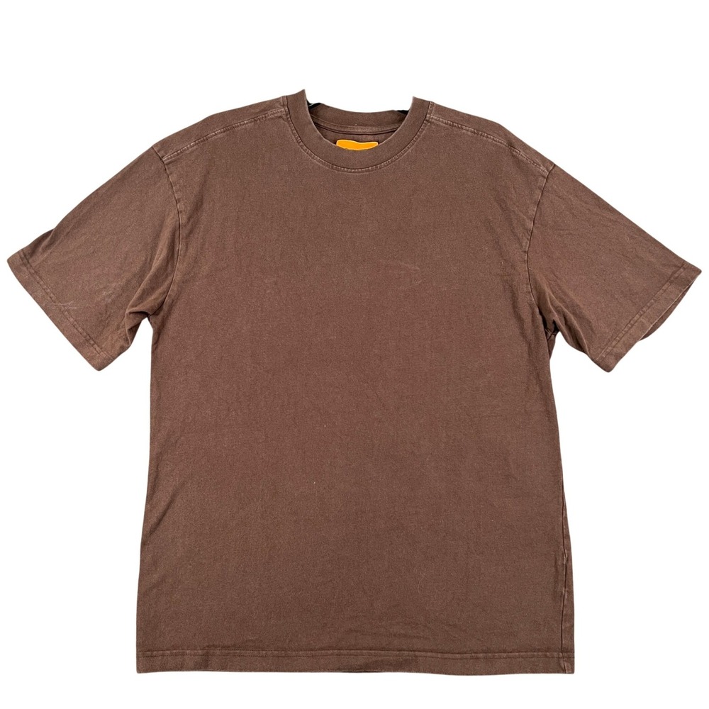 RGSTR Relaxed Boxy Fit T-Shirt Mens M Brown Heavy Cotton Casual Streetwear Tee